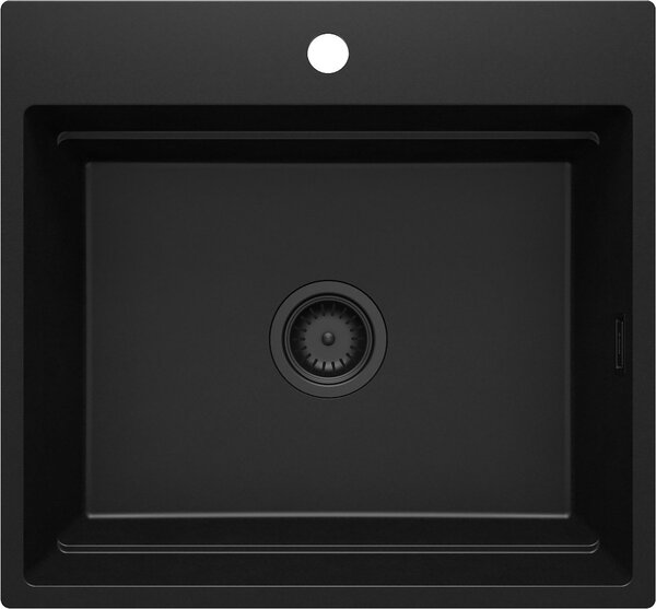 Deante Magnetic chiuvetă din granit 56x52 cm negru ZRM_N10A