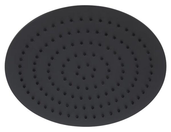 Kronenbach Supra 2.0 cap de duș 30x30 cm rotund negru 153765001904SMN