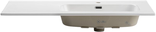 Comad Go 2 lavoar 101x46 cm dreptunghiular mobilier alb luciu GO 2 100CM R DP ( E-8095-100R )