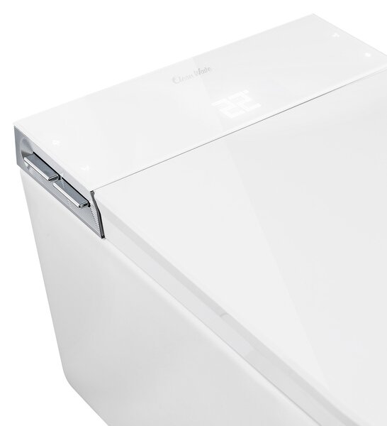 Clean Wave Breeze toaletă cu spălare agăţat fără margine cu spălare turbionară alb CWB700