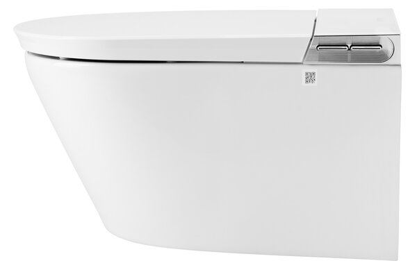 Clean Wave Breeze toaletă cu spălare agăţat fără margine cu spălare turbionară alb CWB700