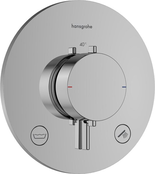 Hansgrohe Ecostat Comfort S baterie cadă-duș ascuns cu termostat crom 33718000