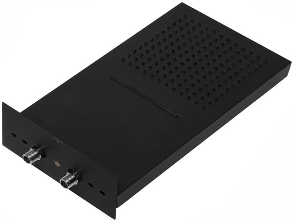 Kronenbach Spa cap de duș 50x25 cm dreptunghiular negru KBMBBPRBOR250-2-BL