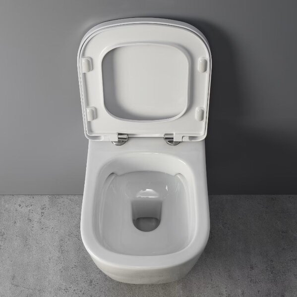 Kronenbach Cube vas wc agăţat fără margine alb KB15500CU