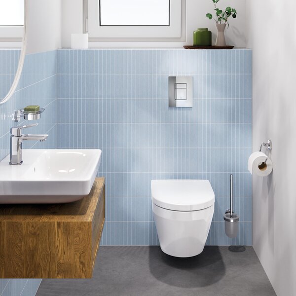 Grohe Euro Ceramic vas wc agăţat fără margine cu spălare turbionară alb lucios 102486SH00