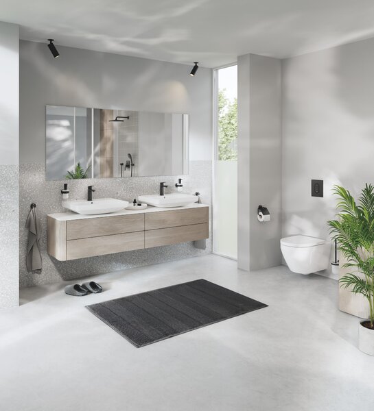 Grohe Euro Ceramic vas wc cu capac soft-close agăţat fără margine cu spălare turbionară alb lucios 102510SH00