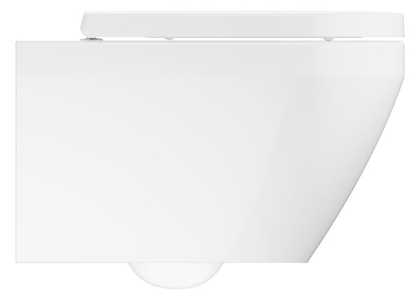 Grohe Euro Ceramic vas wc cu capac soft-close agăţat fără margine cu spălare turbionară alb lucios 102510SH00