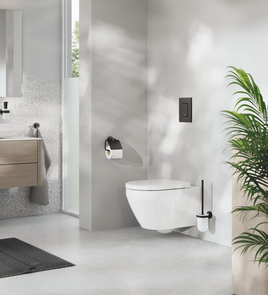 Grohe Euro Ceramic vas wc cu capac soft-close agăţat fără margine cu spălare turbionară alb lucios 102510SH00