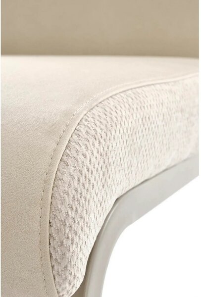 Scaun K584, bej/casmir, stofa clasica/otel, 46x60x100 cm