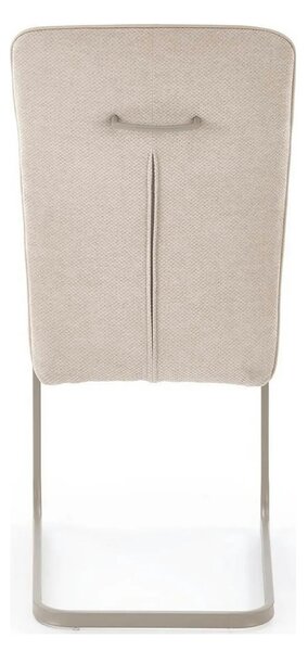 Scaun K584, bej/casmir, stofa clasica/otel, 46x60x100 cm