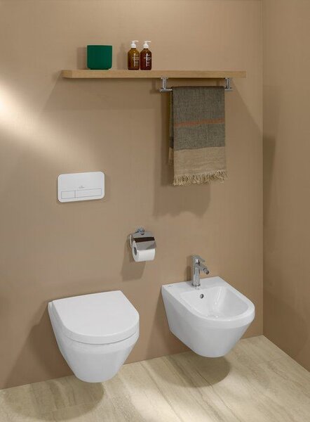 Villeroy & Boch Architectura vas wc agăţat fără margine cu spălare turbionară alb lucios 4694C0R1