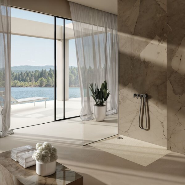 Schedline Libra Cashmere Stone cădiță de duș dreptunghiulară 100x70 cm bej 3SP.L1P-70100/PK/ST