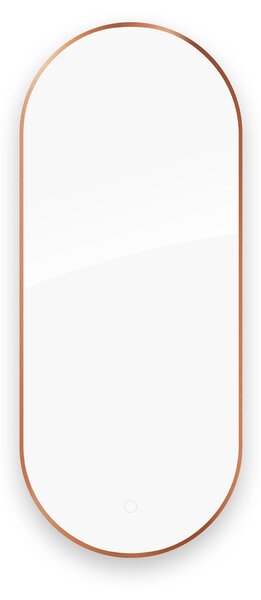 Oltens Nordlis oglindă 50x120 cm oval cu iluminare cu covoraș de încălzire 64114610