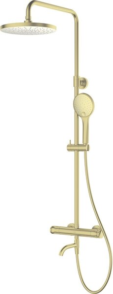 Set set de duș Oltens Vatten 36505800, pipă baterie Oltens Numa 39106800