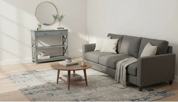 Consola LOMIR, gri, 87x30x80 cm