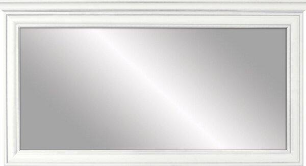 Mobilier dormitor alb IDENTO 5, cu pat 160x200, dulap cu 6 usi si 2 se