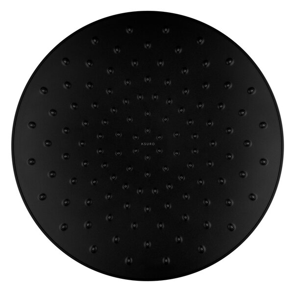 Ksuro 01 cap de duș 32x32 cm rotund negru 16000030