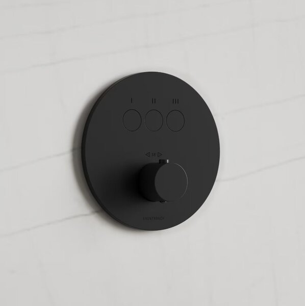 Kronenbach Smart Push baterie cadă-duș ascuns cu termostat negru 19044003SM
