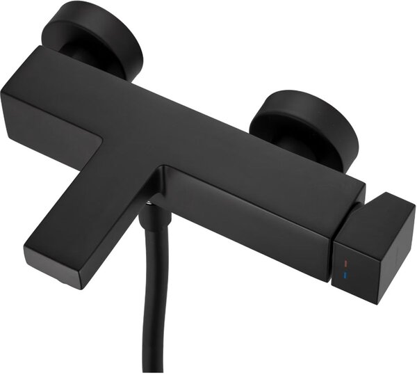 Kronenbach Quara 3.0 baterie cadă-duș perete negru KB100363C11