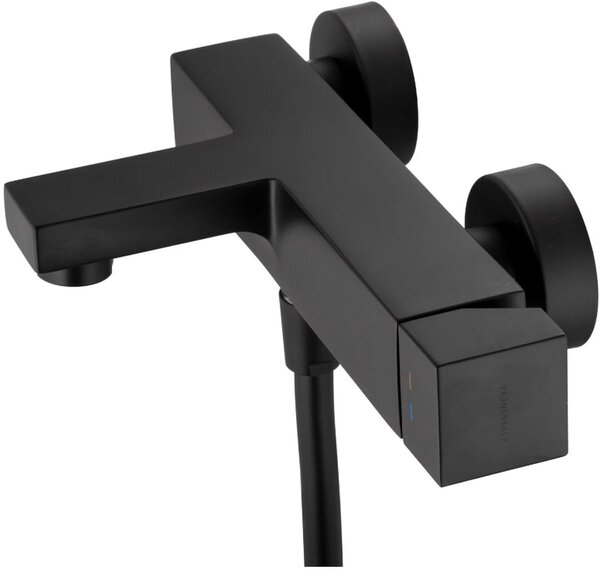 Kronenbach Quara 3.0 baterie cadă-duș perete negru KB100363C11
