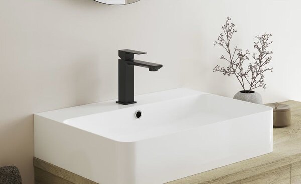 Kronenbach Quara 3.0 baterie lavoar stativ negru KB100351C11