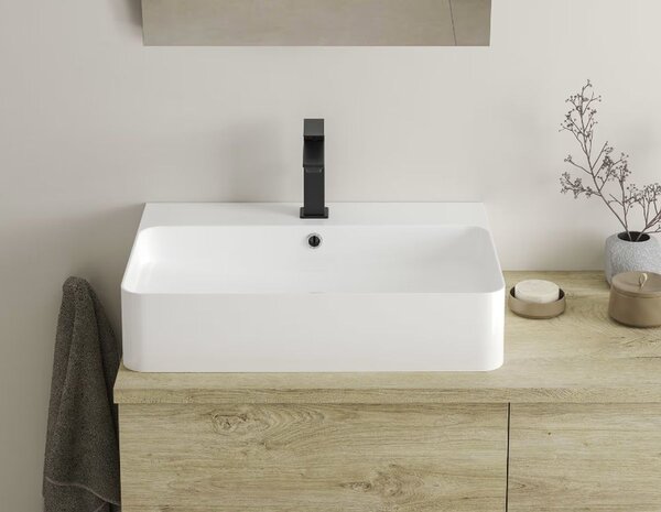 Kronenbach Quara 3.0 baterie lavoar stativ negru KB100351C11