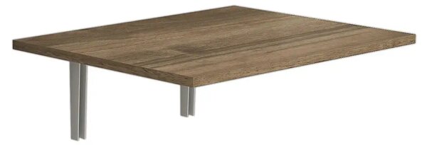 Masa PC rabatabila cu montaj pe perete, Viena Homs, nuc, 50 x 60 x 1.8 cm, PAL