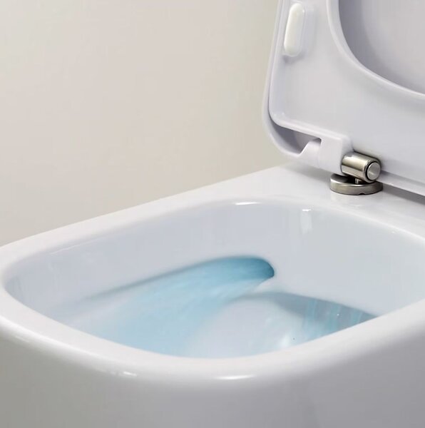 Kronenbach Cube vas wc agăţat fără margine alb KB15500CU