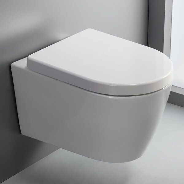 Kronenbach Tube vas wc agăţat fără margine alb KB15100TU
