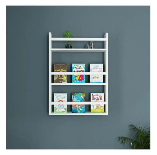 Raft multifunctional Leon Homs, 53.6 x 90 x 14.5 cm , alb