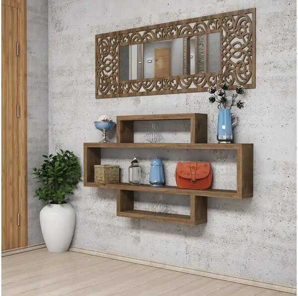 Raft de perete, Lotto Homs, nuc, 120 x 65 x 14 cm, PAL 18 mm