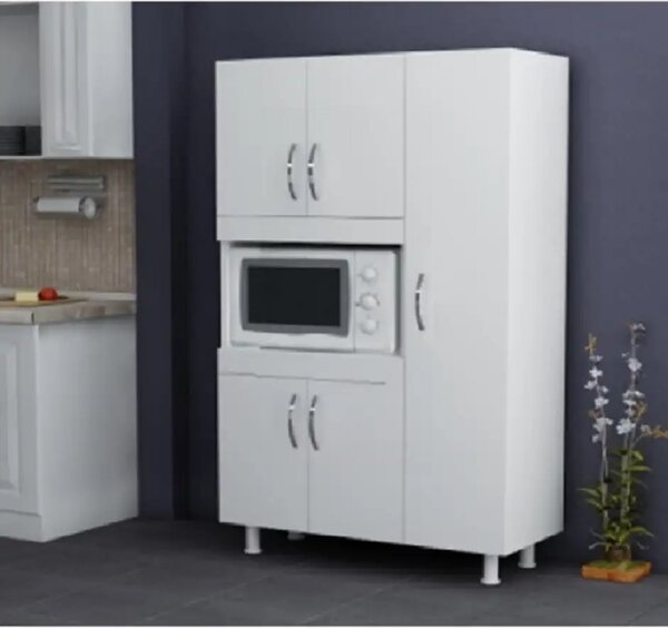 Dulap bucatarie alb cu 5 usi, SD001