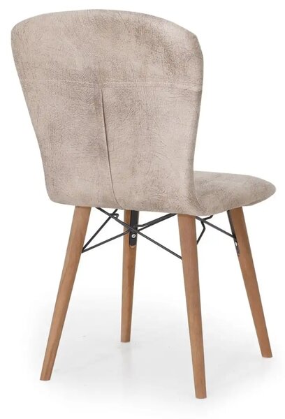 Scaun living tapitat visiniu Beluga Homs