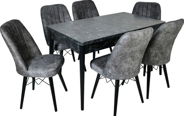 Scaun living tapitat Valentina turcoaz Homs
