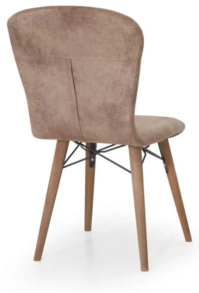 Scaun living tapitat visiniu Beluga Homs