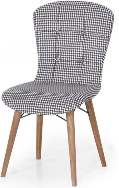 Scaun living tapitat mustar Beluga Homs