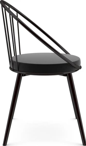 Scaun metal, Dining Homs, negru 76 x 62 cm,30450