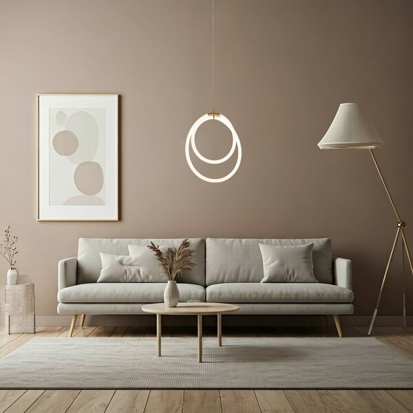 Lampa LED G021-CP Gold