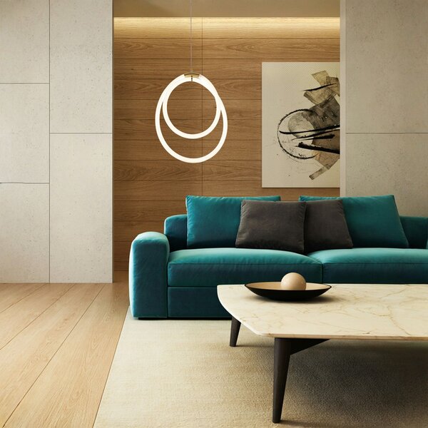 Lampa LED G021-CP Gold