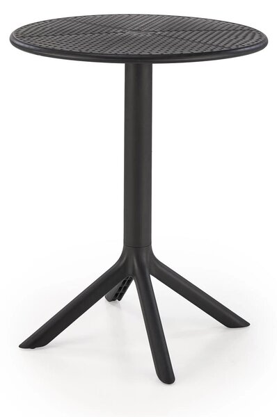 Masa CALVO, negru, polipropilena, 60x60x72 cm