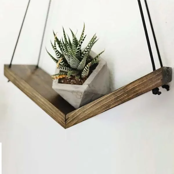Raft de perete lemn,seria wood Homs 30 x 9 cm,700006