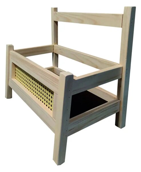 Organizator din lemn pentru carti si caiete,seria wood, Homs, 49 x 41 x 28 cm,700180