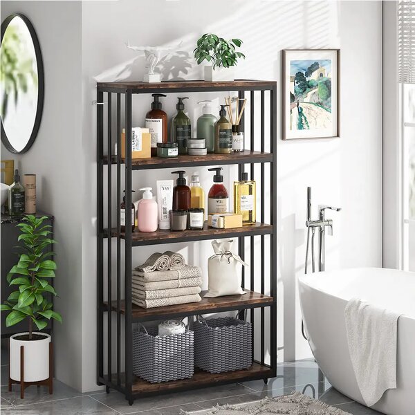 Biblioteca ,solid wood,lemn, Homs,seria A-620,80x30x160 cm,630149