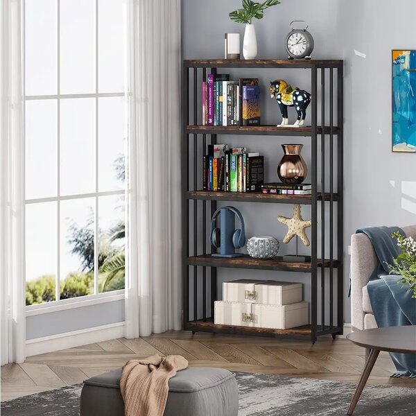 Biblioteca ,solid wood,lemn, Homs,seria A-620,80x30x160 cm,630149