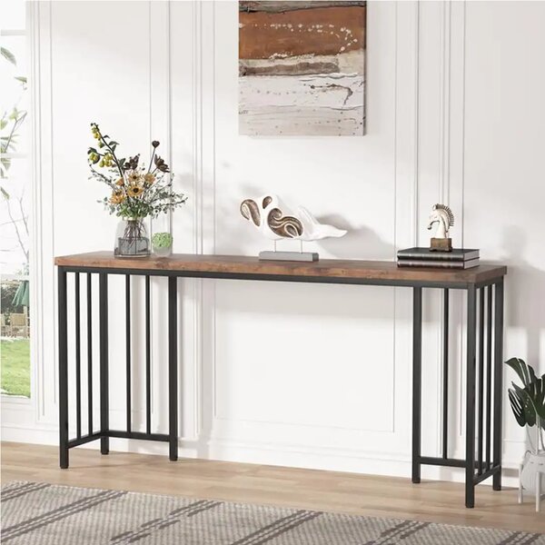 Masa bucatarie,tip bar.seria A-620,natur-negru,150x35x90 cm, 30152