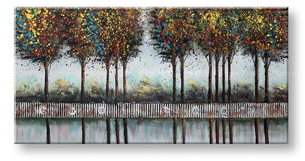 Pictură murală pictată ARBORI 1 parte 100x50 cm CFAZH3739AE1