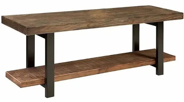 Masa+2 bancheta metal,lemn, Homs, 120 x 70 x 75 cm,seria A620, 30322