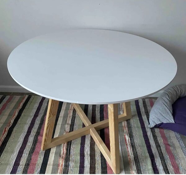 Masa rotund MDF Dining Homs, seria A-620,90 x 75 cm,30175