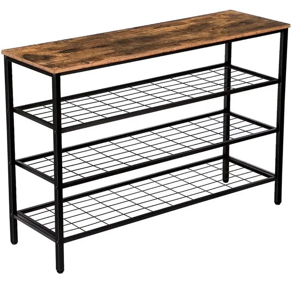 Pantofar din lemn-metal, seria A-620, homs,100x30x68 cm