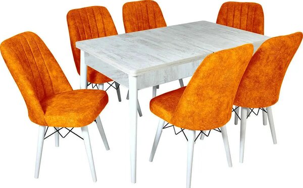 Scaun living tapitat Valentina portacaliu Homs